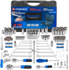 Forsage Набор инструментов 216пр. 1/4", 3/8", 1/2" (6гр.) (4-32мм) NEW