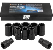 Forsage Набор ударного инструмента 12пр. 1/2" (6-гр.) (10–24 мм)