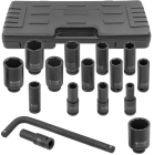 Forsage Набор инструментов ударных 1/2" 15+1пр. (6-гран)