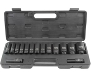 FORSAGE  Набір головок ударних глибоких 15пр, 1/2'' (6гр. - 10-32мм; 12 гр. - 36