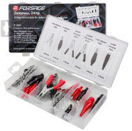 Forsage Коннекторы обжимные для автомобильной электропроводки, 24пр.