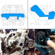 FALCON Набор фиксаторов ГРМ BMW N47 2.0 3.0 D N47, N47S, N57 320D 530D