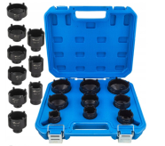 FALCON Набор головок 1/2 и 3/4 (L=60 мм) для пазовых (шлицевых) гаек KM4 KM12 9