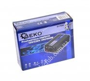 GEKO Инвертор преобразователь напряжения Geko 12V/230V 250/500W