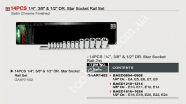 TOPTUL Набір головок TORX 1/4" та 1/2" E4-E24 14 од.