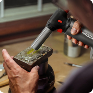 INTERTOOL Газовая горелка перезаправляемая, 1100 °C