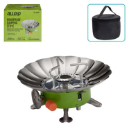 Alloid Плита газовая портативная с ветрозащитой GS-2204.