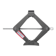 INTERTOOL Домкрат механический ромбовидный, 1,5 т, с трещоткой, резиновый упор,