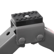 INTERTOOL Домкрат механический ромбовидный, 1,5 т, с трещоткой, резиновый упор,
