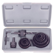 Alloid Набор корончатых фрез по дереву 11 предм (19, 22, 29, 32, 38, 44, 51, 64м