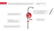 INTERTOOL Насос для олії ручний роторний 26 л/хв.