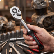 INTERTOOL Рукоятка з храповим механізмом на 45 зубів 1/4