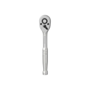 INTERTOOL Рукоятка з храповим механізмом на 72 зуби 1/4", пряма, суцільнометалев