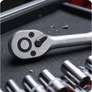 INTERTOOL Рукоятка с храповым механизмом 3/8", 72 зуба, прямая металлическая