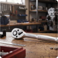 INTERTOOL Рукоятка с храповым механизмом 1/2", 72 зуба, прямая металлическая