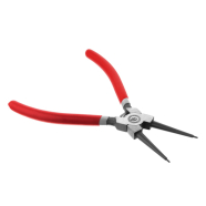 INTERTOOL Щипці для зняття стопорних кілець прямі на стиск 180мм