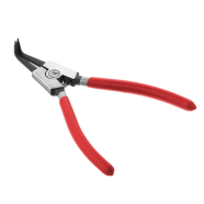 INTERTOOL  Щипцы для снятия стопорных колец изогнутые на разжим