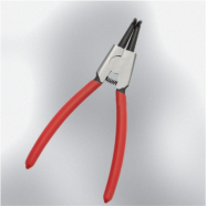 INTERTOOL  Щипцы для снятия стопорных колец изогнутые на разжим