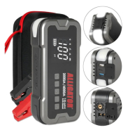 ALLIGATOR Пусковое устройство Бустер 24000mAh Jump Starter с компрессором 10Bar