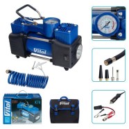 VITOL Компрессор 150psi/15Amp /85л/2 цилиндра/шланг 3,0м/прикур (K-74)