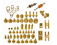 Kraft&Dele Набор адаптеров для тестирования и промывания системы кондиционирован