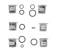 Kraft&Dele Набор адаптеров для тестирования и промывания системы кондиционирован