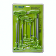 Alloid Набор ключей изогнутых TORX. 9 пр. T10 -T50 NTR-0912