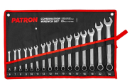 PATRON Набор комбинированных ключей 16 пр, (6,7,8,9,10,11,12,13,14,15,16,17,18,1