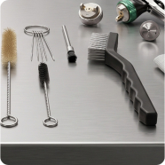 INTERTOOL  Kомплект для чистки покрасочных пистолетов 12шт