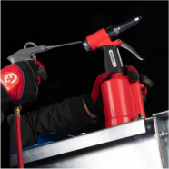 INTERTOOL Пистолет продувочный короткий+носик 80мм