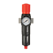 INTERTOOL Фильтр очистки воздуха 1/2", 5 мкм, с редуктором, STORM