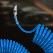 INTERTOOL Шланг спіральний поліуретановий 5.5*8мм, 5 м