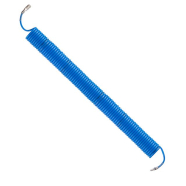 INTERTOOL Шланг спиральный полиуретановый 6,5×10 мм, 15 м, с быстроразъемными со