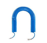 INTERTOOL Шланг спиральный полиуретановый 6,5×10 мм, 20 м, с быстроразъемными со