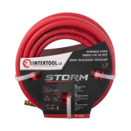 INTERTOOL Шланг гибридный, профессиональный, 20 атм, 6*11мм, 10м с ​​латунными б