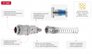 INTERTOOL Быстроразъемное соединение с пружиной для спиральных и прямых шлангов