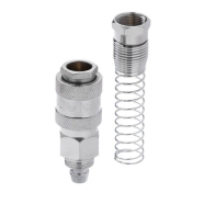 INTERTOOL Быстроразъемное соединение с пружиной для спиральных и прямых шлангов