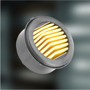 INTERTOOL Воздушный фильтр в пластиковом корпусе для компрессора. Pезьба М12.