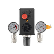 INTERTOOL Прессостат 380В (блок автоматики компресора) 10 bar у зборі.