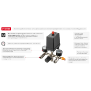 INTERTOOL Прессостат 380В (блок автоматики компресора) 10 bar у зборі.