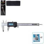 Alloid Pro. Штангенциркуль электронный, 150мм/0,02мм, нержавеющая сталь (PVC-037