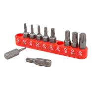 ROCK FORCE Набір біт 10пр. 1/4" Torx ( T7-T40, L-25мм)