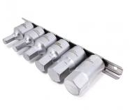 ROCKFORCE Набор головок для сливных пробок 1/2" 6-гранные (8,10,12,14,17,19мм)