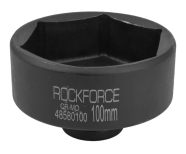 Rock FORCE Головка ударная 100 мм 6-гранная, 1"
