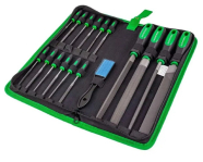 Rock FORCE Набор разнопрофильных напильников, 17пр.