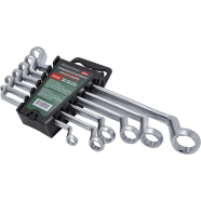 ROCKFORCE Набор ключей отогнутых накидных, изгиб 75°, 6пр.(8x10,12x13,14x15,16x1