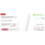 INTERTOOL Комплект білих клейових стрижнів 11.2мм*200мм, 12 шт.