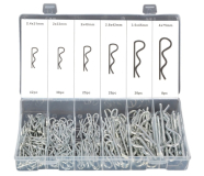 SILVER  Набір пружинних шплінтів 2,4-4,0 мм 150 шт.
