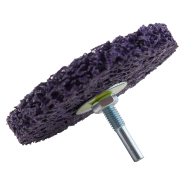 Аlloid Круг зачистной "коралл" с держателем для дрели 100мм (фиолетовый) (SD-100