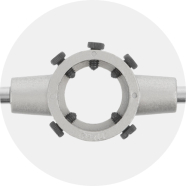 INTERTOOL Держатель для плашек 38x14.